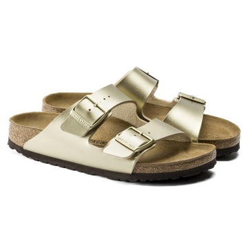 Sandały damskie profilowane Birkenstock Arizona BIRKO FLOR WYGODNE NA LATO