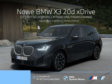 BMW X3 G45 2026 BMW X3 20d xDrive 197 KM mHEV - Gotowy do Odbioru - Pakiet M Pro - Hak 2.0