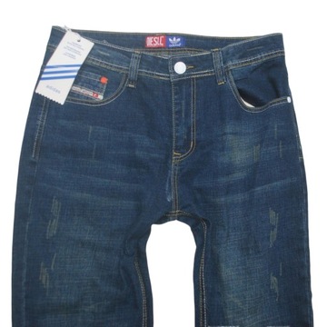 MV Modne Wygodne Spodnie Jeans Adidas 32 US