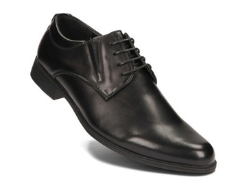 МУЖСКИЕ ЭЛЕГАНТНЫЕ ТОРЖЕСТВЕННЫЕ ТУФЛИ MXC-415 ЧЕРНЫЕ 42