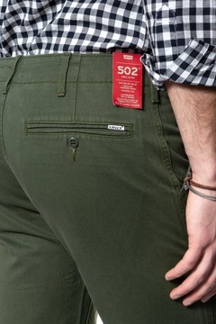 Męskie spodnie chinosy Levi's 502 TRUE CHINO W28 L32