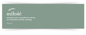 ZAKŁADKA DUŻA - MIŁOŚĆ WSZYSTKO, SZARON