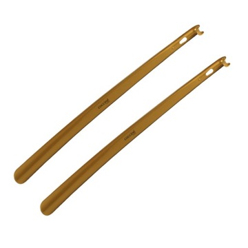 2X DŁUGA ZŁOTA ŁYŻKA DO BUTÓW OBUWIA COCCINE BUTY