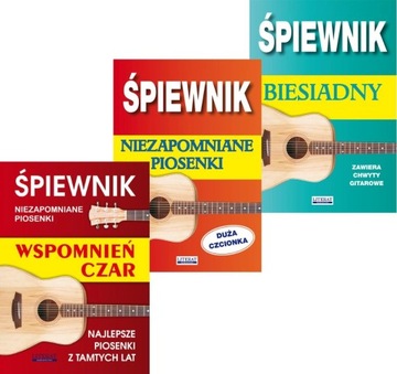 Zestaw śpiewników - biesiadny, niezapomniane pios.