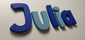 ИМЯ Буквы БУКВЫ Надпись на стене Дверь 3D наклейка Styrodur