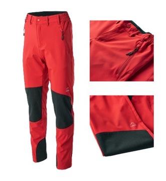 SPODNIE MĘSKIE TREKKINGOWE ELBRUS AMBORO MEMBRANA SOFTSHELL L