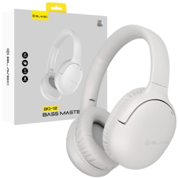 Sluchátka Blavec přes uši Bluetooth BO-12 Bass Master Anc (BO12-W) bílá