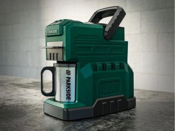 Беспроводная кофемашина Parkside PKMA 20-LI A1, ЗЕЛЕНЫЙ