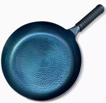 Ręcznie Kuty Wok Patelnia Chiński 30cm Jakosc AAA