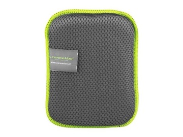 Губка с сеточкой для сложных загрязнений и остатков насекомых, 16х12х2 см.