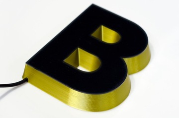 Блок светодиодных БУКВ с использованием технологии 3D печати.