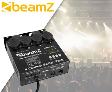 Контроллер световых эффектов DMX, 4-канальный SWITCHPACK