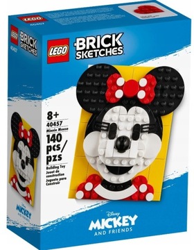 KLOCKI LEGO BRICK SKETCHES DISNEY 40457 MYSZKA MINNIE