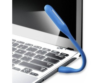 Силиконовая USB-лампа для ноутбука, 6 светодиодов, сильная