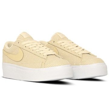 Trampki NIKE BLAZER żółte sneakersy na platformie