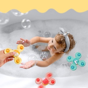 Набор из 3 интерактивных игрушек с присоской