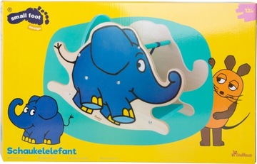 Маленький слон-качалка на ногах