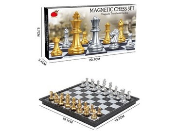SZACHY MAGNETYCZNE NA MAGNES PIONKI GRA RODZINNA STRATEGICZNA LOGICZNA