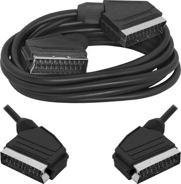 KABEL EURO - EURO 21 PIN SCART 10M LEXTON
