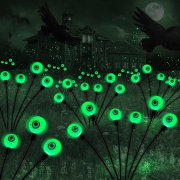 Eye LED Dekoracja Ogrodu Na Halloween 2 Szt