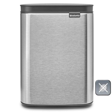 BRABANTIA - Bo Waste Bin - 4 l - Matt Steel FPP
