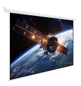 ЭЛЕКТРИЧЕСКИЙ ПРОЕКЦИОННЫЙ ЭКРАН 84 ДЮЙМА 1:1 213x213 ПОТОЛОК/СТЕНА + ДИСТАНЦИОННОЕ УПРАВЛЕНИЕ
