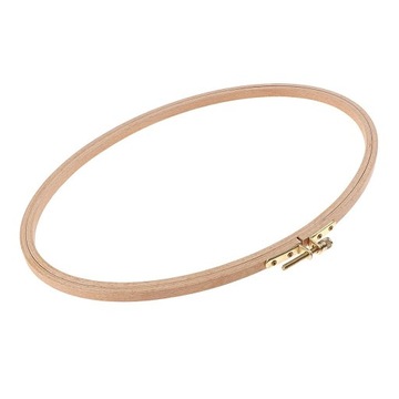 2 шт. Деревянные овальные пяльцы для вышивания крестом.