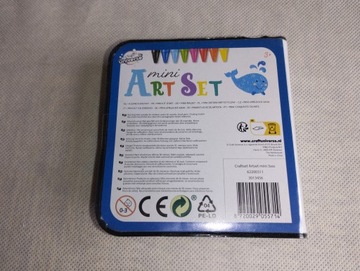 Mini ART Set Мини-арт набор, мелки, краски, 18 элементов