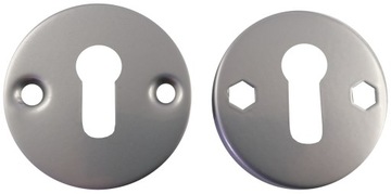 СЕРЕБРЯНАЯ ДВЕРНАЯ РУЧКА, БИСТИК, КРУГЛЫЙ, РОЗЕТКА