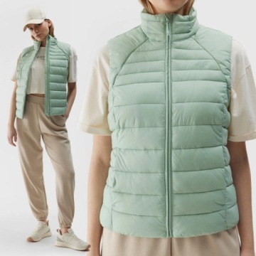 4F ЖЕНСКИЙ ТОНКИЙ ПУХОВИК С РУКАВАМИ SS24