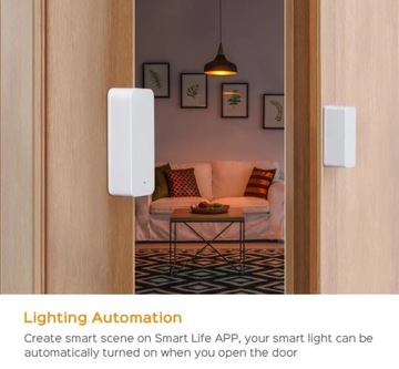 Wi-Fi Беспроводной датчик открытия двери/окна WIFI TUYA