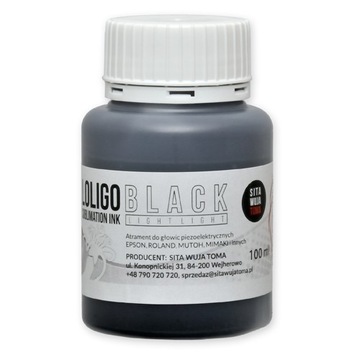 Atrament Loligo 100ml SUBLIMACJA light-light-BLACK