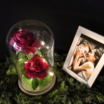 РОЗА В СТЕКЛЕ ДВОЙНОЙ ЖЕНСКИЙ ДЕНЬ ХИТ ВАЛЕНТИНА