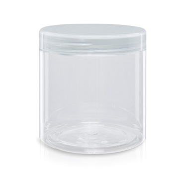Słoik PET 250ml z nakrętką bezbarwną