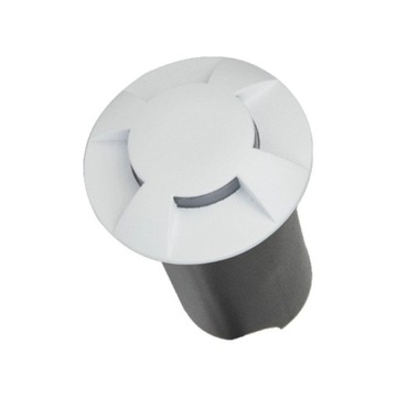 Oprawa Gruntowa 1W LED Biała 4-stronna IP67