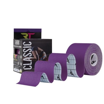 REA TAPE Taśma do kinesiotapingu plaster FIOLET