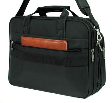 TORBA MĘSKA na LAPTOP DOKUMENTY DWUKOMOROWA pasek