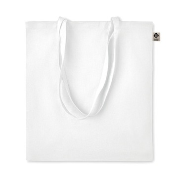 Torba na Zakupy | Shopper | Zakupowa | 42 x 38 cm | Biała