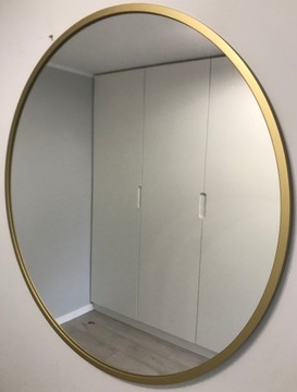 LUSTRO OKRĄGŁE ZŁOTE LOFT 75 CM GOLD