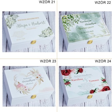 КОРОБКА ПАМЯТИЙ ПОДАРОК ​​ДЛЯ БАБУШКИ ДЕДУШКА КОРОБКА С СОКРОВИЩАМИ