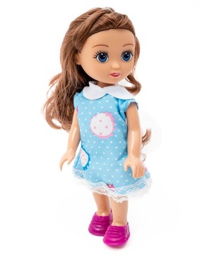 LITTLE GIRL Кукла Kaibibi Брюнетка + 2 платья Сумочка-расческа