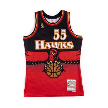 Koszulka Mitchell & Ness ROAD JERSEY HAWKS 96 DIKEMBE MUTOMBO - XL