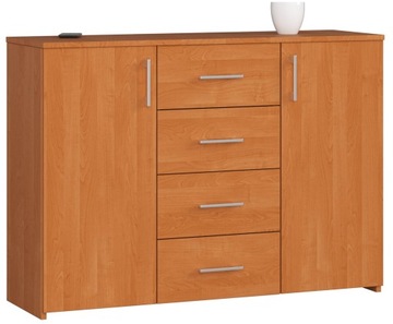 Komoda szafka K45 110cm 4 szuflady olcha AKD