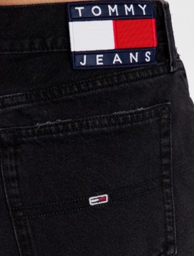 Tommy Jeans Szorty jeansowe Hot Pant DW0DW15591 Czarny Regular Fit r. 31
