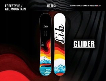 Deska LIB TECH Glider freestyle / all mountain - twin 143 cm Okazja!