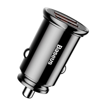 Автомобильное зарядное устройство Baseus Circular 2xUSB QC3.0 5A 30W (черное)