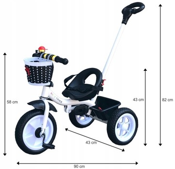 ВЕЛОСИПЕД, РУЧКА, RIDE-BOY, PUSH, LIGHT, 3 ЦВЕТА