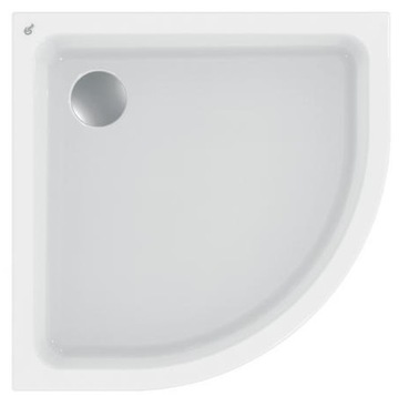NIEMIECKI - brodzik półokrągły 90x90 głęboki 13 cm