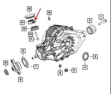 SILENTBLOK NÁPRAVA DODGE MAGNUM 2005/2008 OEM