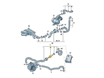 Termostat Regulator Płynu Chłodniczego DSG Audi OE